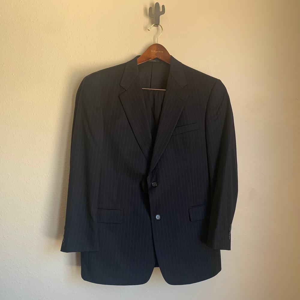 Hart Schaffner Marx Nordstrom‎ Pinstripe 2 Button Suit Set